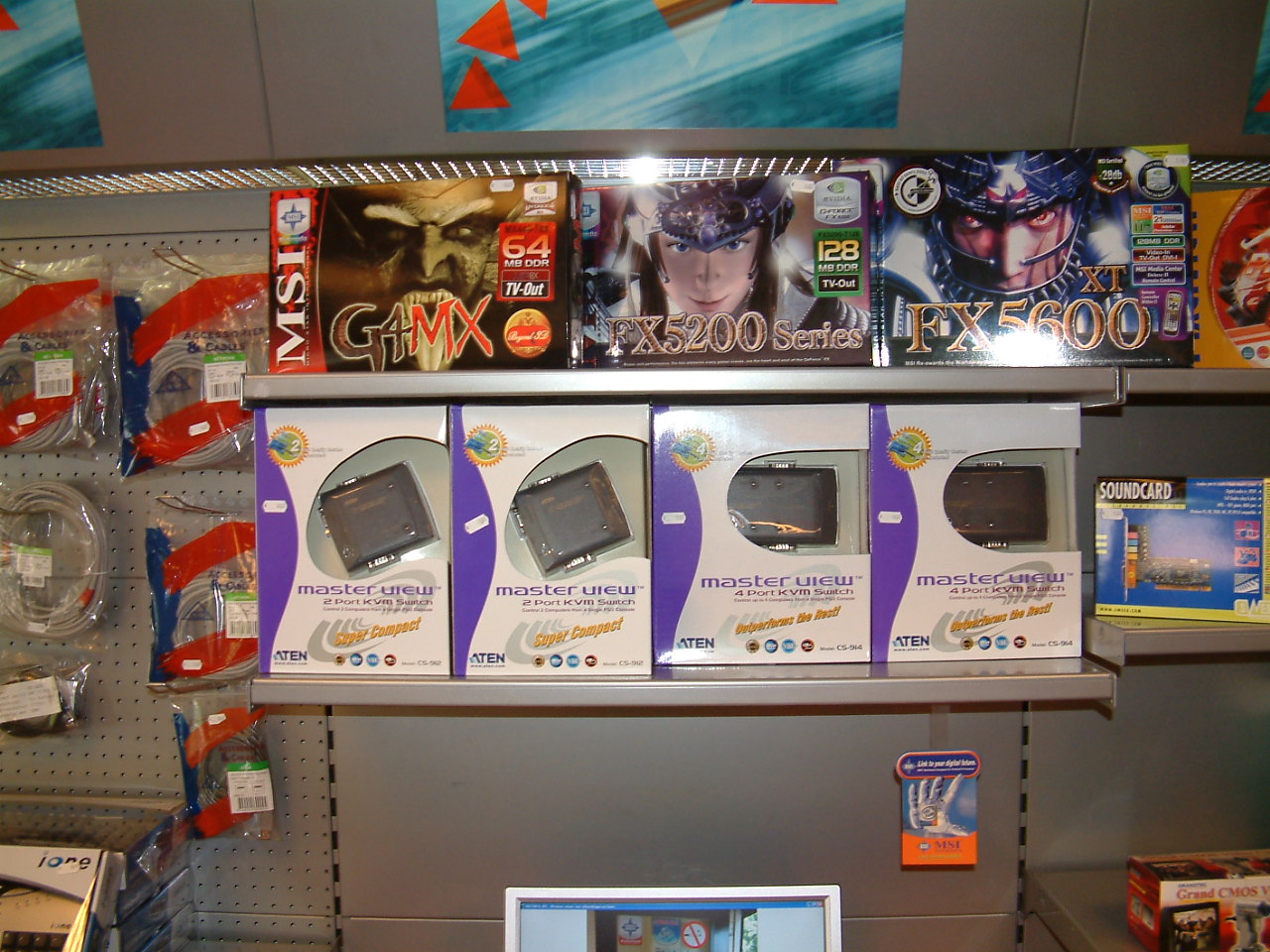 Oude foto van de winkel van HenC Computers