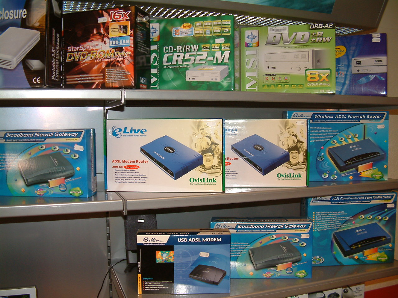 Oude foto van de winkel van HenC Computers